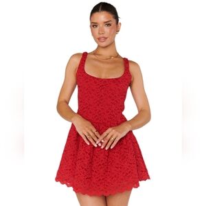 Show Me Your Mumu Women's Ricci Skort Mini Dress Lace Size XS NWT